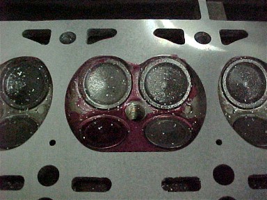 Abrasive disc ruined cylinder head 