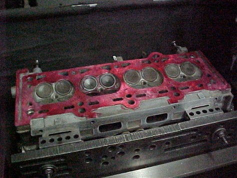 Abrasive disc ruined cylinder head 